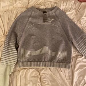 Gymshark seamless long sleeve crop top